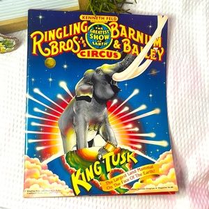 THIS IS A PROGRAM  FROM RINGLING BROS. BARNUM & BAILEY CIRCUS 1987 10" X 13".